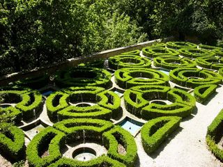 Jardin a la francaise avec buis