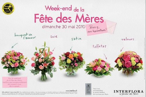 Interflora vous propose pour la fête des Mères - Le pouvoir des fleurs
