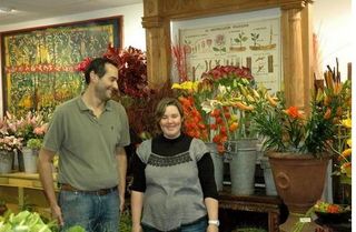 Marine Joubert-Marcadou 1ère de la Coupe Espoir interflora et son employeur Jean-François Boucher-Odent