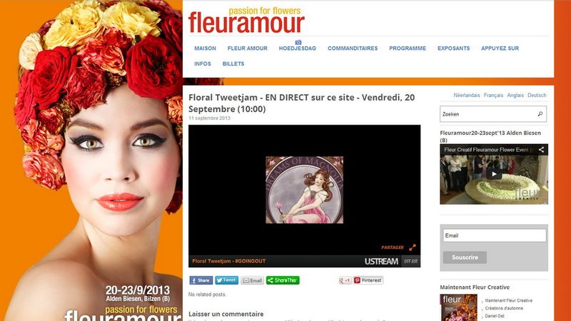 Floramour floral tweetjam