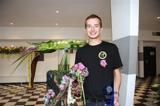 Sébastien Coutard 26 ans, fleuriste Interflora à Saint-Brice-en-Coglès