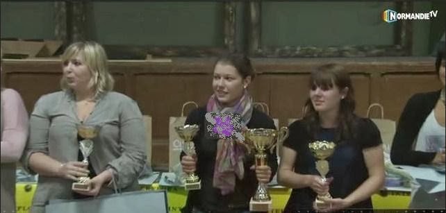 Podium coupe espoir Interflora Normandie 2013