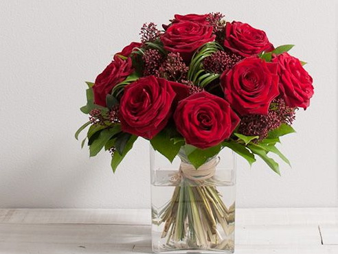 Bouquet de roses par Interflora