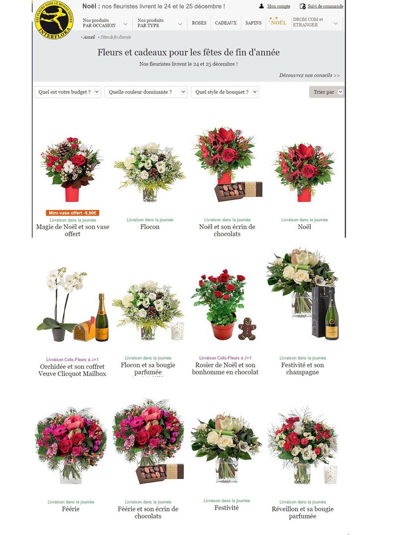 Interflora noel 2015 A