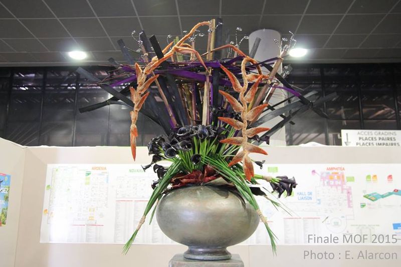 Création Guy Taffin MOF 2015 en Art Floral