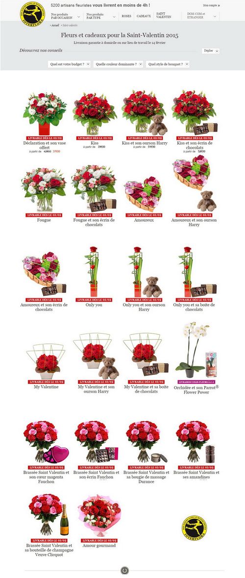 La Saint valentin 2015 avec Interflora - Le pouvoir des fleurs