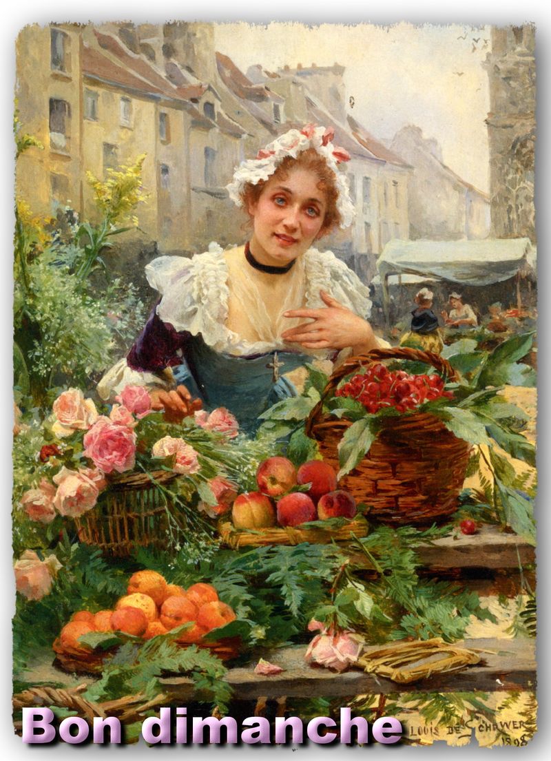 Louise Marie de Schryver 1862-1942 vendeur de fleurs via Mimbeau