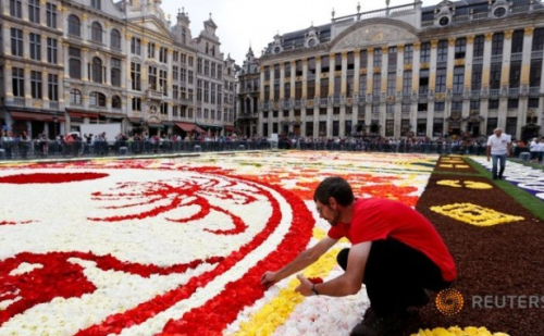 Tapis de fleurs